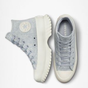 Converse Chuck Taylor All Star Lugged 2.0 Velour Platform Sneakers